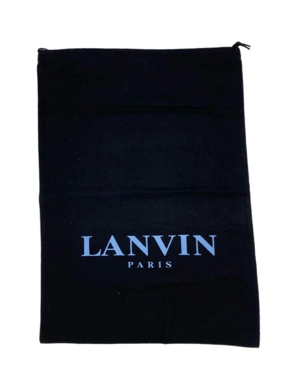 Lanvin Black Drawstring Logo Dust Bag